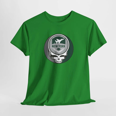 Grateful Dead - New York Jets Stealie Unisex T-Shirt - NFL - StealieShop